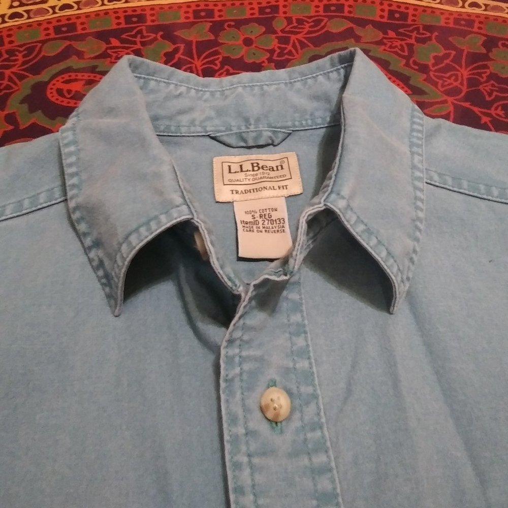 vintage L.L. Bean long sleeve button down shirt
